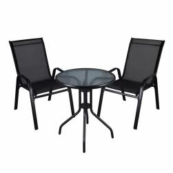 Juego de Mesa para Jardin con 2 Sillas EM-6021